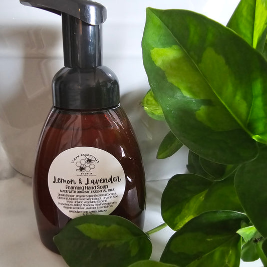 Foaming Hand Soap - Organic Essential Oils - Multiple Scents Available