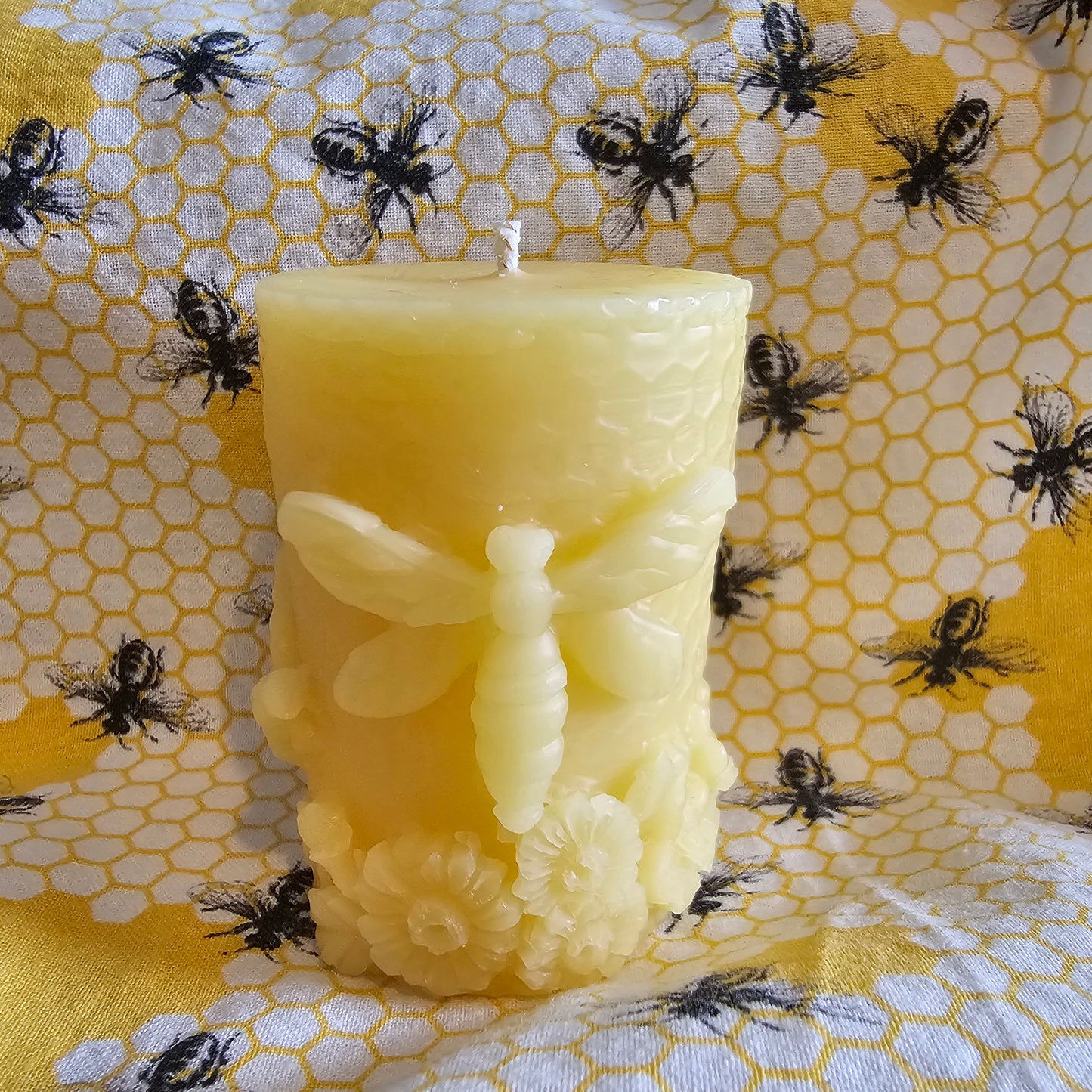 100% Beeswax Pillar Candle - Perfect for Lantern Burning