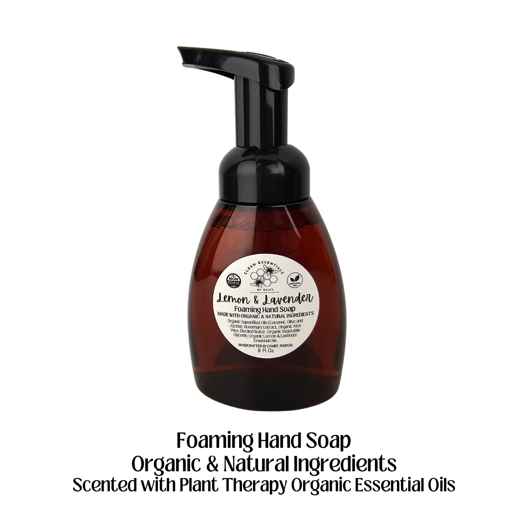 Organic Foaming Hand Soap - Scented with EO - Multiple Scents Available